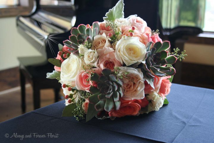 Gorgeous Bridal Bouquet On Display