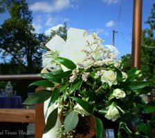 Stair Railing Wedding Adornment