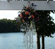 Wedding Arch Arrangement With Chandelier