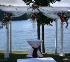 Wedding Arch Floral Chandelier Arrangement