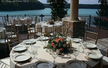 Wedding Reception Dinner On The Bella Collina Deck