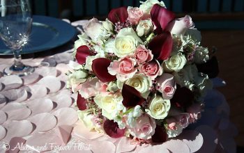 Gorgeous Rose And Calla Bridal Bouquet