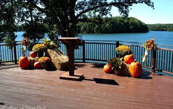 Outdoor Fall Wedding On Bella Collina Deck