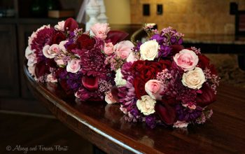 Rose And Calla Lily Bridesmaid Bouquets