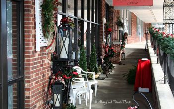Christmas Entrance To Always And Forever Florist