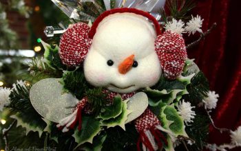 Little Christmas Snowman With Ear Muffs