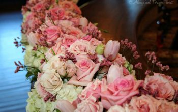 Lots Of Pink Bridal Bouquets