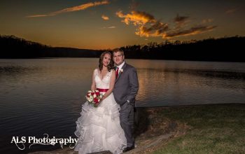 Beautiful Belews Creek Lake Sunset