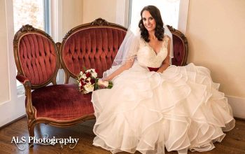 Bella Collina Bride With Bouquet