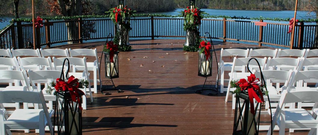 Christmas Wedding On The Bella Collina Deck