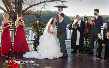 Christmas Wedding On The Bella Collina Deck