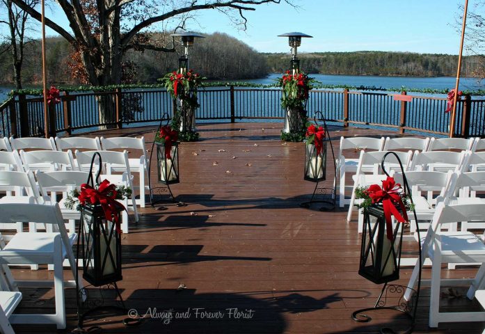 Christmas Wedding On The Bella Collina Deck