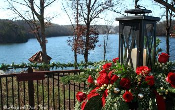 Christmas Themed Wedding On Bella Collina Deck