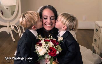 Kisses For Luck For A Bella Collina Bride