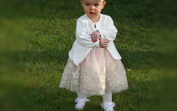 Dainty little flower girl