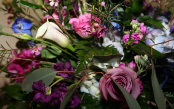 Gorgeous arrangement at the starmount cc wedding reception