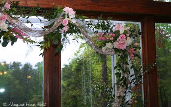 Wedding pergola arrangements