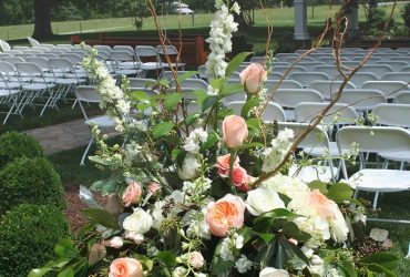 Wedding aisle entrance piece