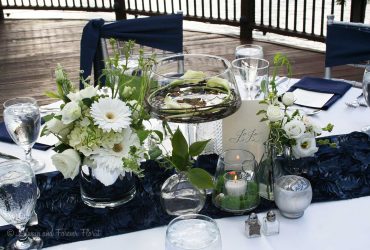 Wedding reception table arrangement ideas