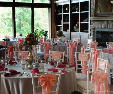 Elegant reception in bella collina ballroom