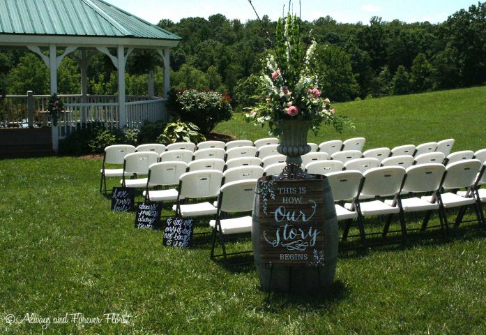 Gorgeious wedding setting