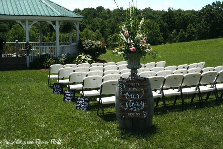 Gorgeious wedding setting