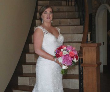 Gorgeous bride and bouquet