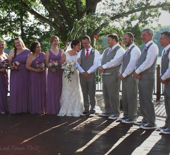 Handsome looking wedding cast at bella collina