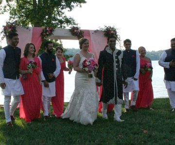 Joyous bella collina bridal party