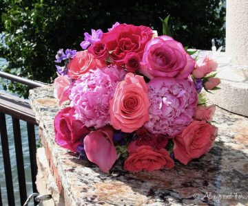 Pinks and more pinks bridal bouquet