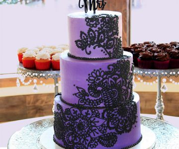 Wedding theme matching cake by bakemehappy