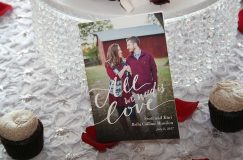 Scott and kari wedding guest card