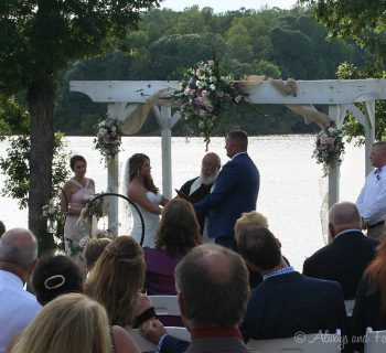 Abounding wedding pergola