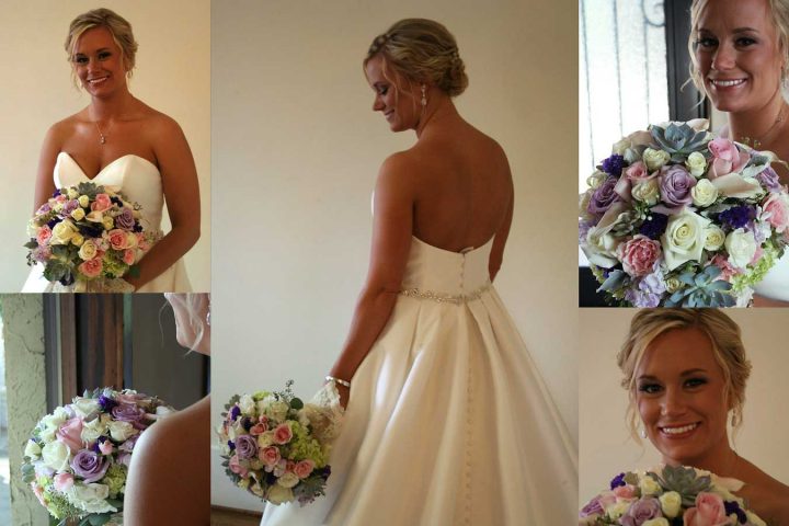 Gorgeous bridal collage