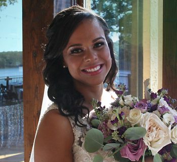 Lovely bride lovely bouquet