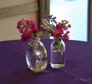 Simple wedding reception ideas using stock