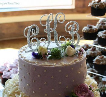 Wedding cake top adornments