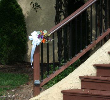 Bella collina stairway rail adornment