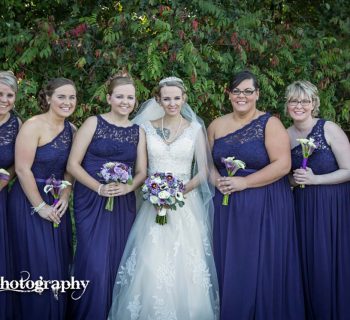 Lovely bridal entourage