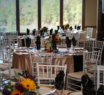 Reusing bridesmaid bouquets at reception