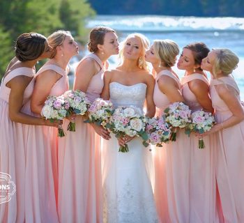 Gorgeous alabaster rose bouquets