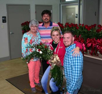 Bella collina experience winning couple with winning florist