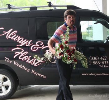 The bella experience winning wedding floral consultant